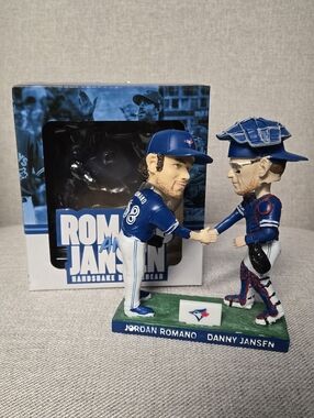 Toronto Blue Jays MLB Romano & Jansen Handshake Bobblehead